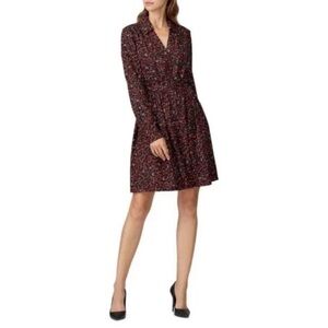 Thakoon Floral Mini Dress - Red and Black